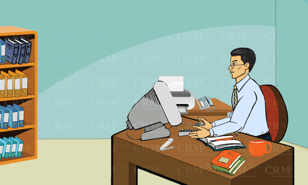 صحنه سینزدهم - داستان مصور جهت معرفی نرم افزار ارتباط با مشتری ایده آل - CRMIdeal- CRM ایده آل - یافتن نرم افزار CRM به عنوان راه حل مدیریت ارتباط با مشتری