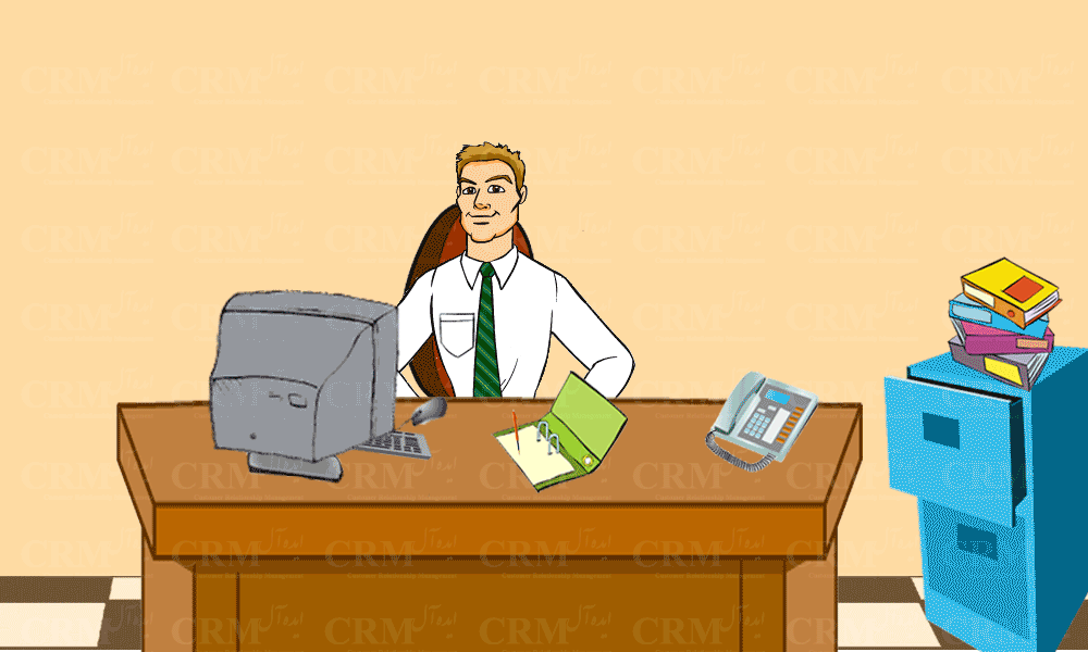 صحنه هفتم - داستان مصور جهت معرفی نرم افزار ارتباط با مشتری ایده آل - CRMIdeal- CRM ایده آل - شناسایی مشتریان و شماره تماس های تلفنی به چه صورتی می باشد؟ مشتری؟ رقیب؟ همکار؟